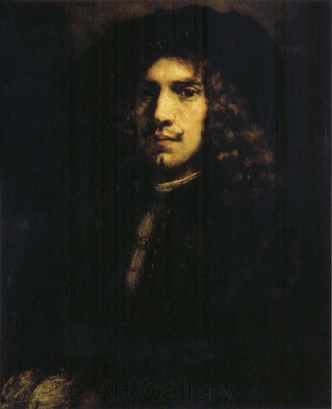 REMBRANDT Harmenszoon van Rijn Portrait of a Young Man Norge oil painting art